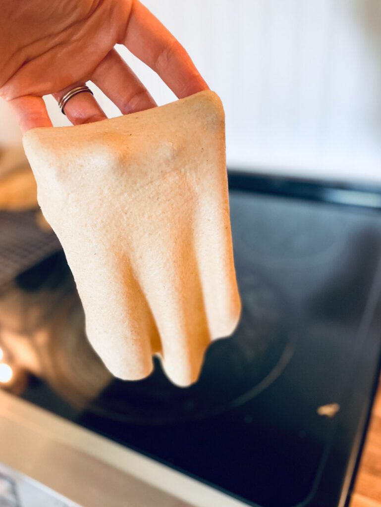 homemade freshly milled whole wheat tortillas