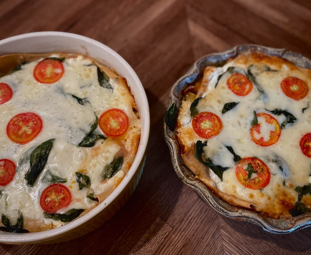 homemade spaghetti lasagna