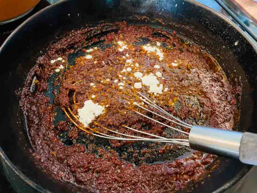 Homemade creamy Chicken enchiladas